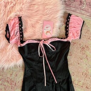 ‼️ SOLD ‼️ NWT Wheels and Dollbaby Bardot Dress